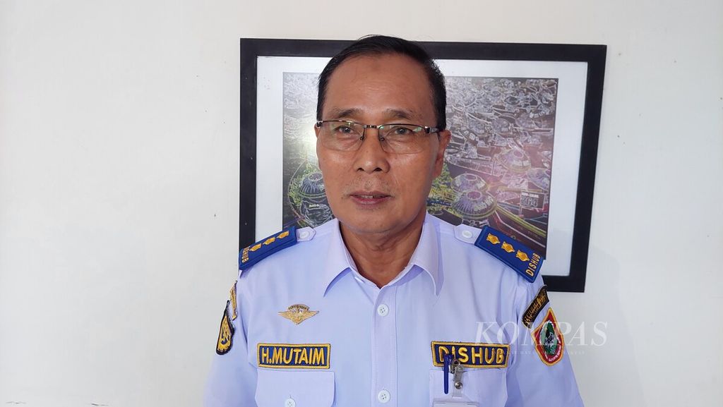 Kepala Bidang Lalu Lintas Angkutan Jalan Dinas Perhubungan Provinsi Kalimantan Selatan H Mutaim