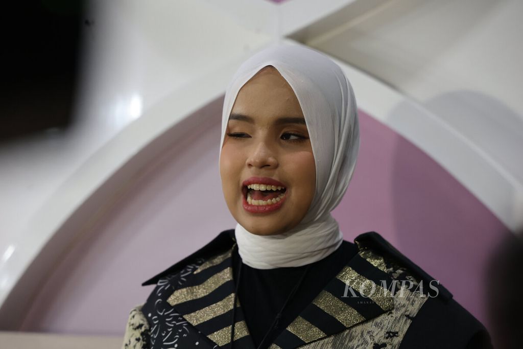 Putri Ariani di Jakarta, Jumat (9/6/2023). 