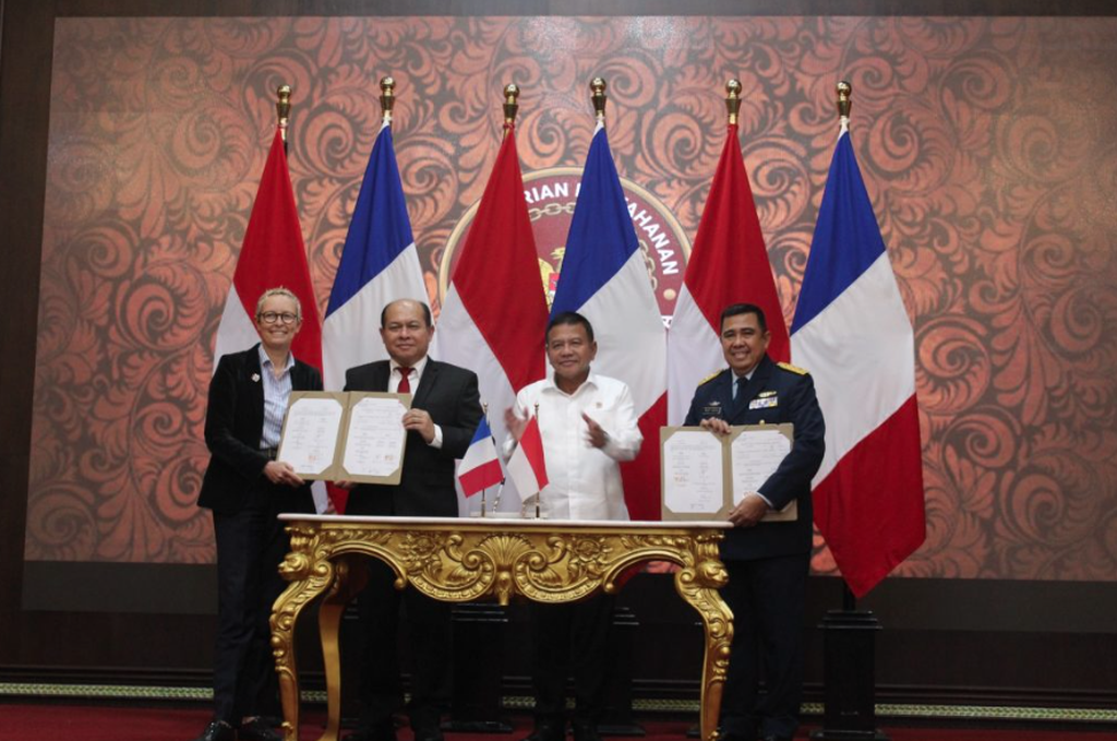 Signing of the purchase of two Scorpène submarines between Naval Group and PT PAL Indonesia with the Indonesian Ministry of Defense.