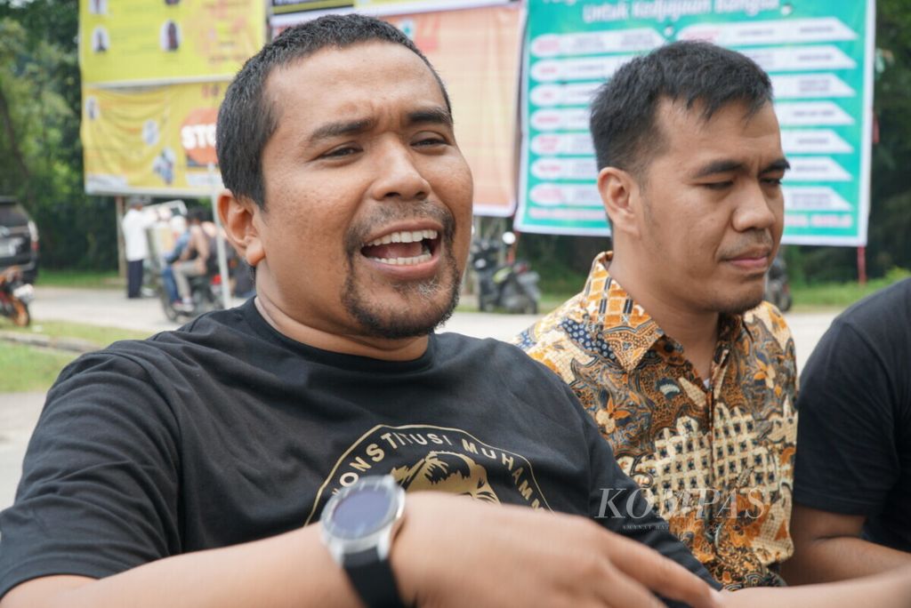 Charles Simabura, dosen sekaligus peneliti Pusat Studi Konstitusi Fakultas Hukum Universitas Andalas, ketika ditemui di Padang, Sumatera Barat, Jumat (13/9/2019).