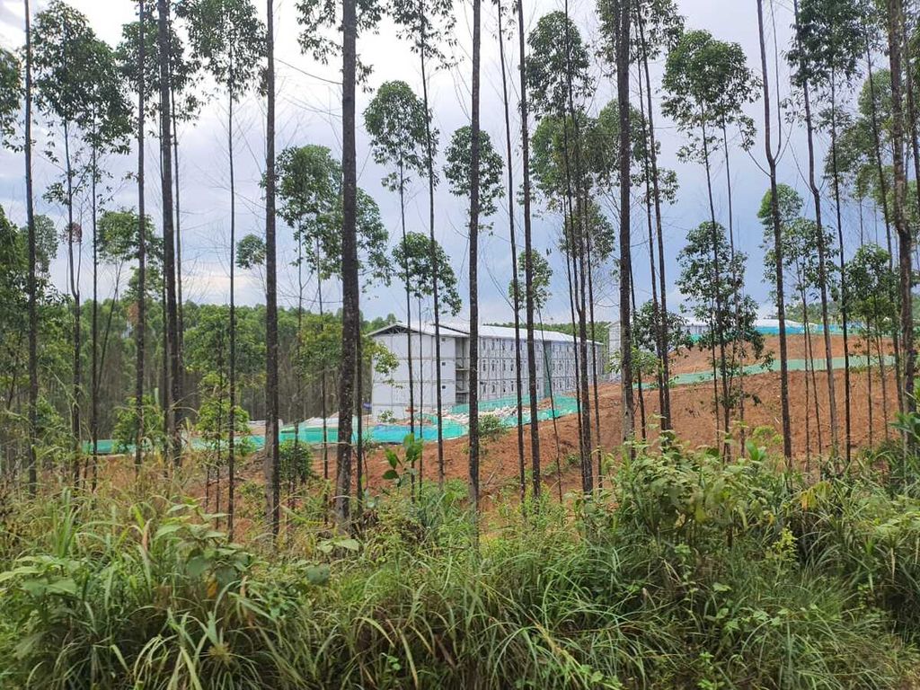 Rumah susun hunian bagi para pekerja konstruksi Ibu Kota Negara Nusantara di Kecamatan Sepaku, Penajam Paser Utara, Kalimantan Timur, Jumat (23/11/2022). Rusun tersebut. nantinya akan menampung belasan ribu pekerja konstruksi. 