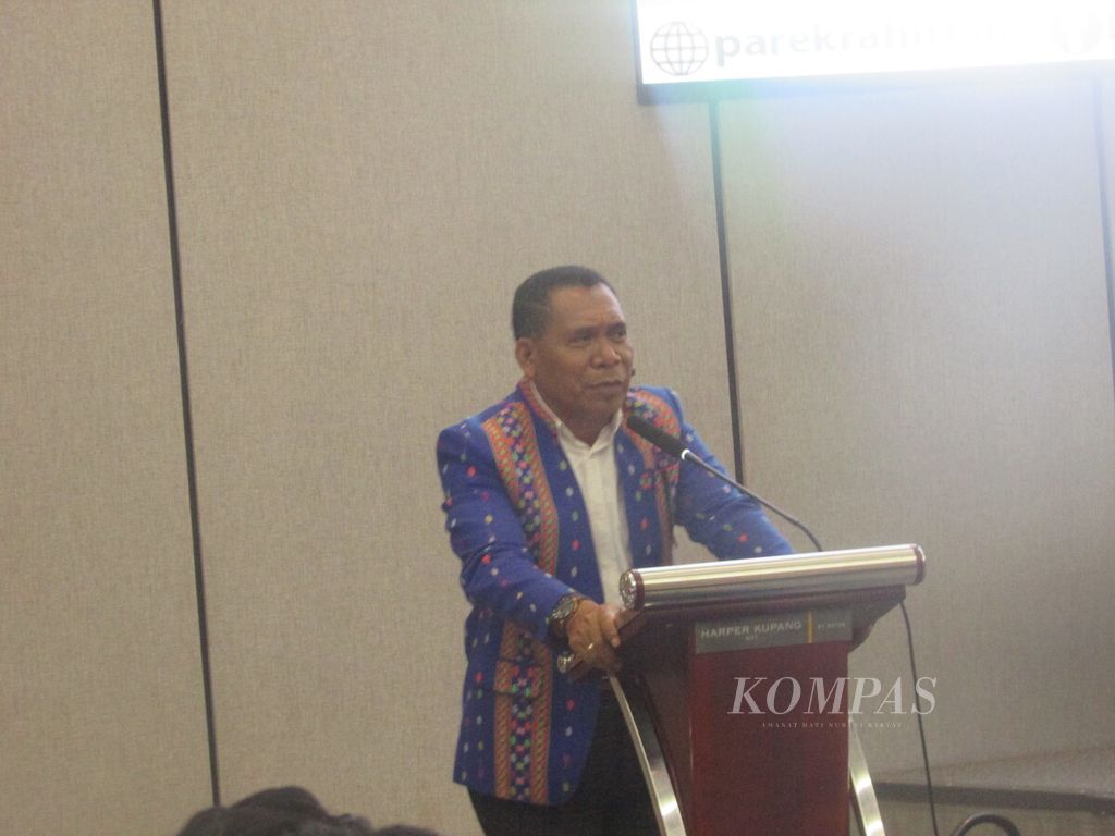 Kepala Dinas Pariwisata dan Ekonomi Kreatif Zeth Sony Libing di Kupang, Rabu (18/10/2023).