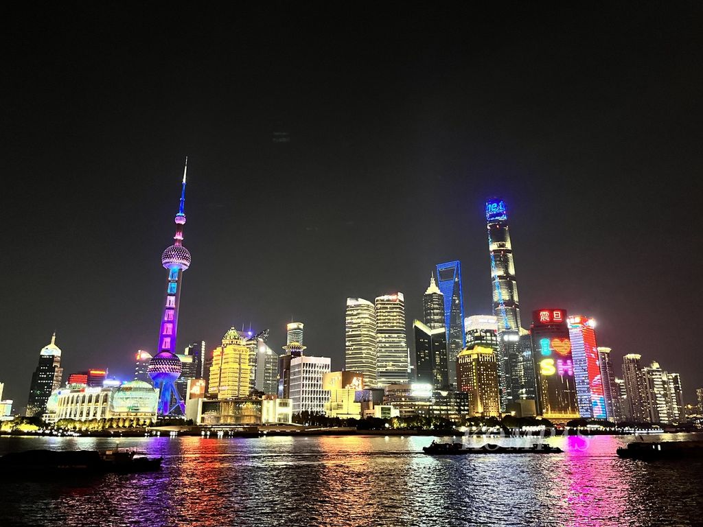 Gedung pencakar langit di Shanghai