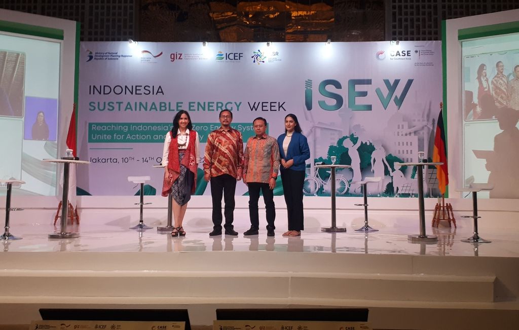 Pembicara Indonesia Sustainability Energy Week (ISEW) 2022 pada sesi "Energy in Deversity", Rabu (12/10/2022). ISEW 2022 digelar pada 10-14 Oktober 2022.