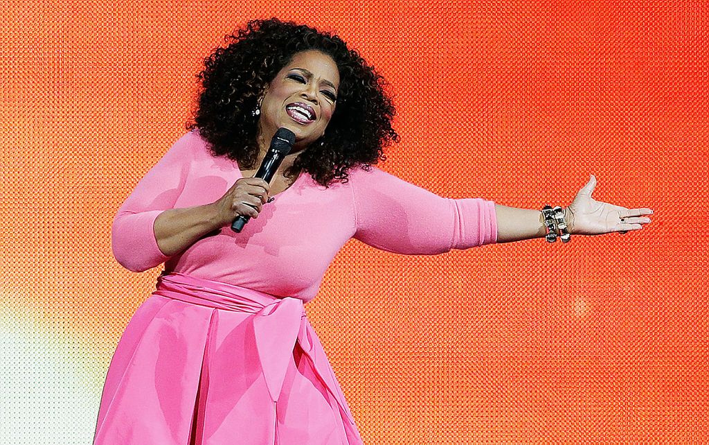 Pesohor dari Amerika Serikat Oprah Winfrey tampil di Sydney, Australia, pada 12 Desember 2015.