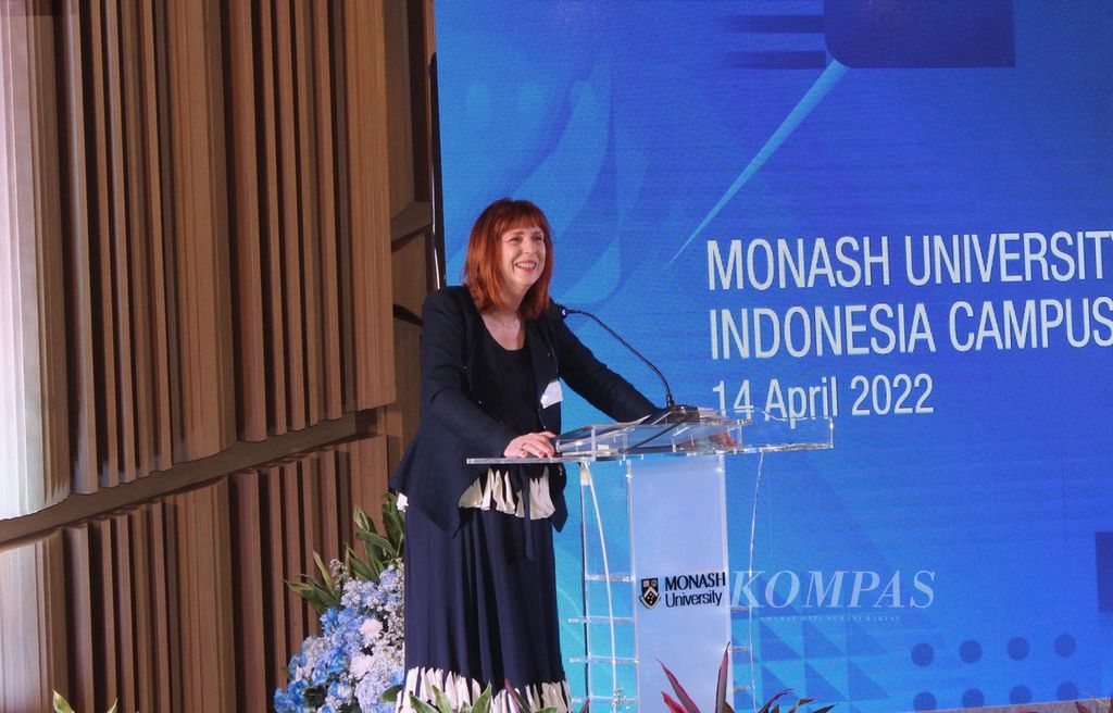 Wakil Rektor Monash University Australia Margaret Gardner