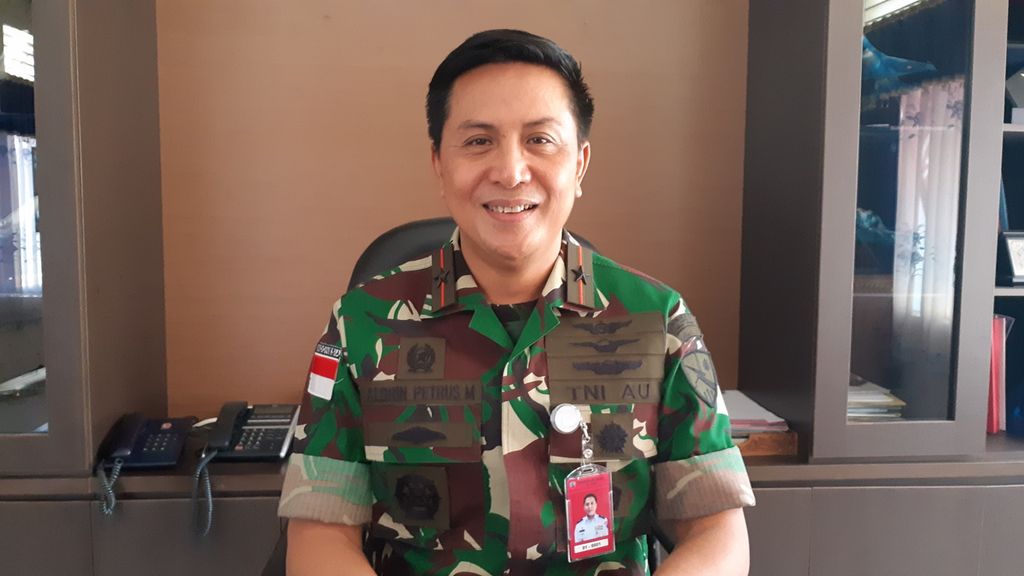 Komandan Pangkalan TNI AU El Tari Kupang Marsekal Pertama Aldrin Petrus Mongan