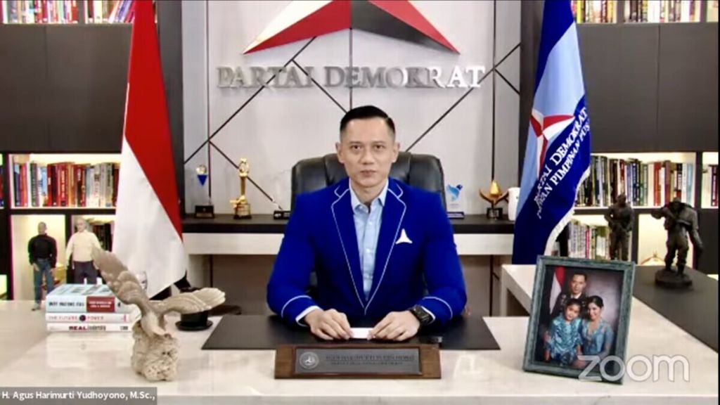 Ketua Umum Partai Demokrat Agus Harimurti Yudhoyono