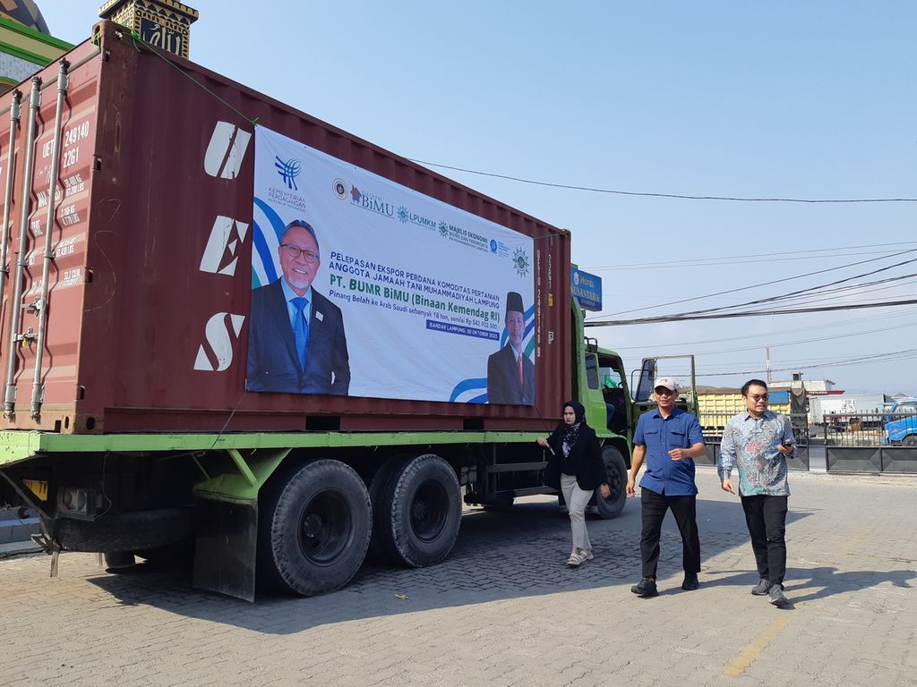Lampung Pinang Exported to Saudi Arabia - Kompas.id