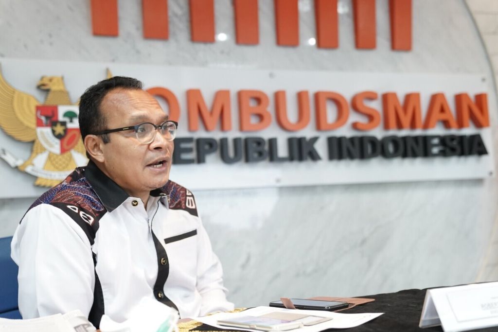 Anggota Ombudsman Republik Indonesia (ORI) Robert Na Endi Jaweng