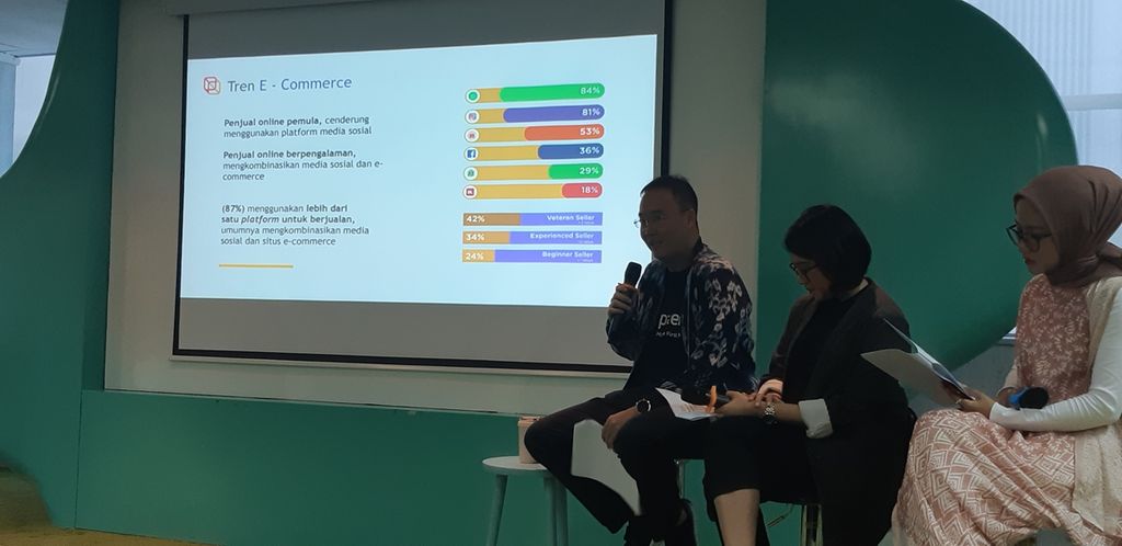 Media<i> briefing</i> mengenai survei "Paxel Buy & Send Insight" oleh perusahaan logistik pengiriman sehari Paxel bekerja sama dengan konsultan bisnis Provetics di Jakarta, Rabu (2/10/2019).