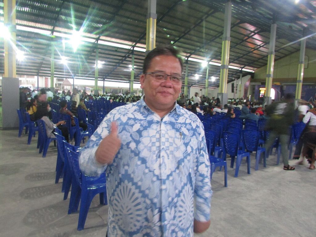 Ketua LP3KN Adrianus Meliala di Kupang, Minggu (4/9/2022). Ia mengatakan, Pesparani Provinsi ini sebagai rujukan untuk Pesparani Nasional, 28 Oktober-2 November 2022.