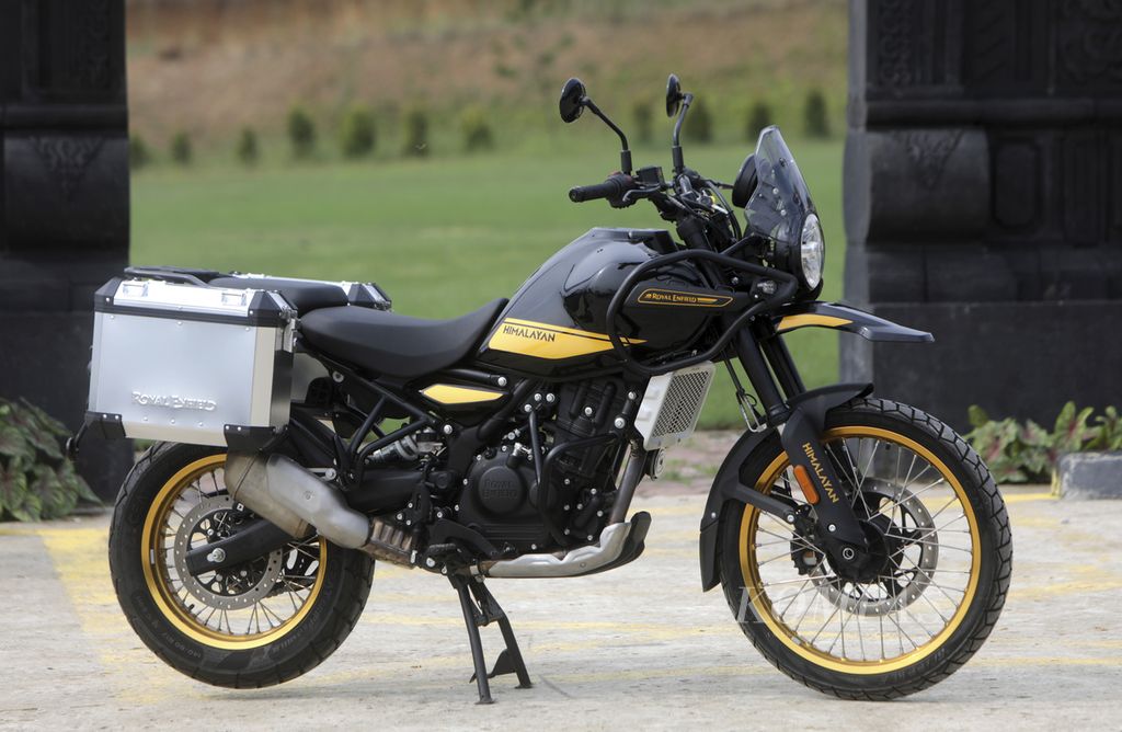 Tampilan Royal Enfield All-New Himalayan 450. 