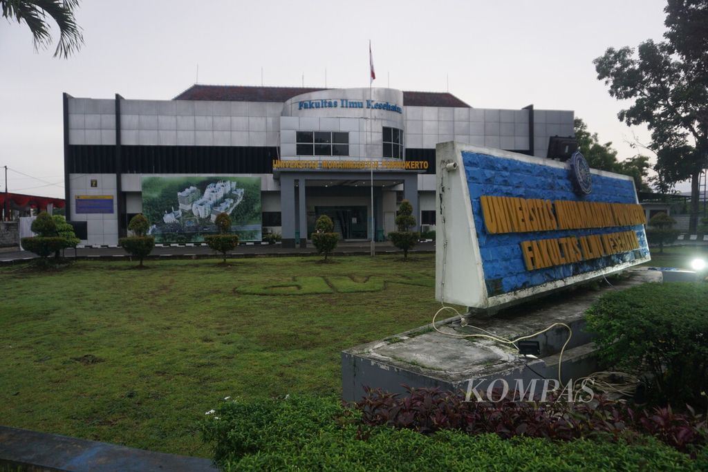 Suasana Kampus 2 Universitas Muhammadiyah Purwokerto yang akan dikembangkan di Kecamatan Sokaraja, Kabupaten Banyumas, Jawa Tengah, Rabu (3/1/2024).