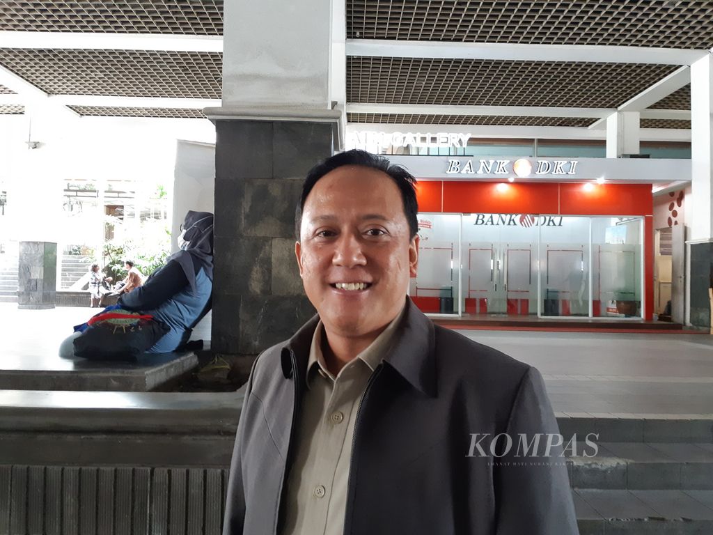 Kepala Dinas Bina Marga DKI Jakarta Hari Nugroho di Balai Kota DKI Jakarta, Selasa (21/1/2020).