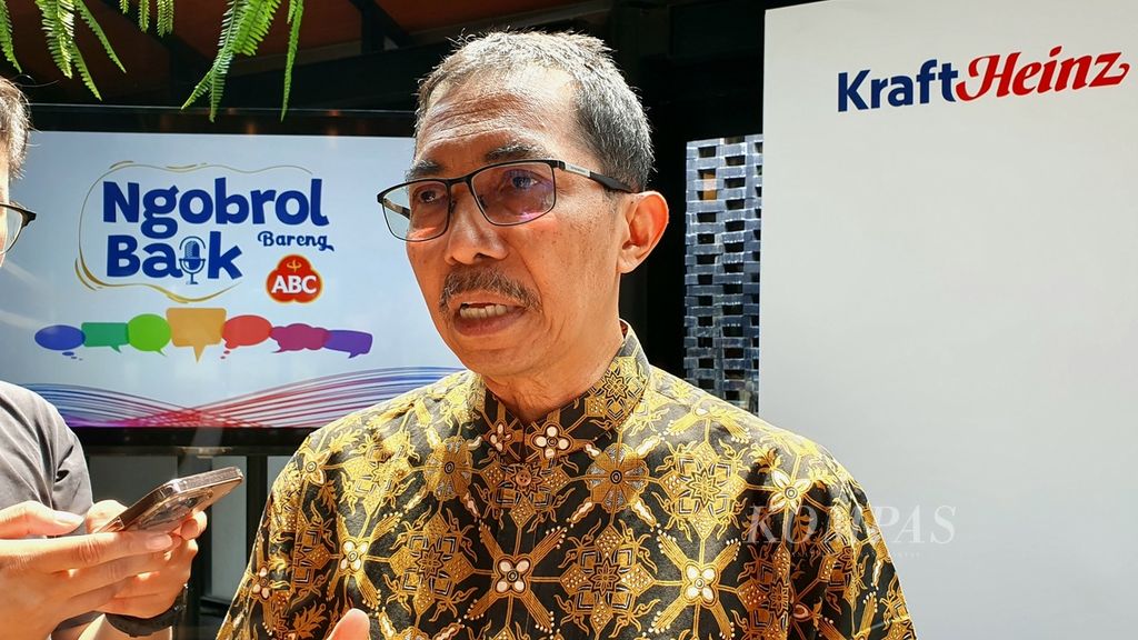 Guru Besar Departemen Ilmu dan Teknologi Pangan Institut Pertanian Bogor (IPB) University Purwiyatno Hariyadi