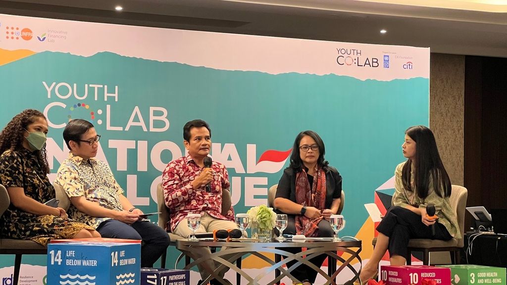 Diskusi pemaparan penelitian British Council mengenai anak muda Indonesia yang berjudul Youth Co:Lab Indonesia National Dialogue 2022 di Jakarta pada Rabu (26/10/2022).