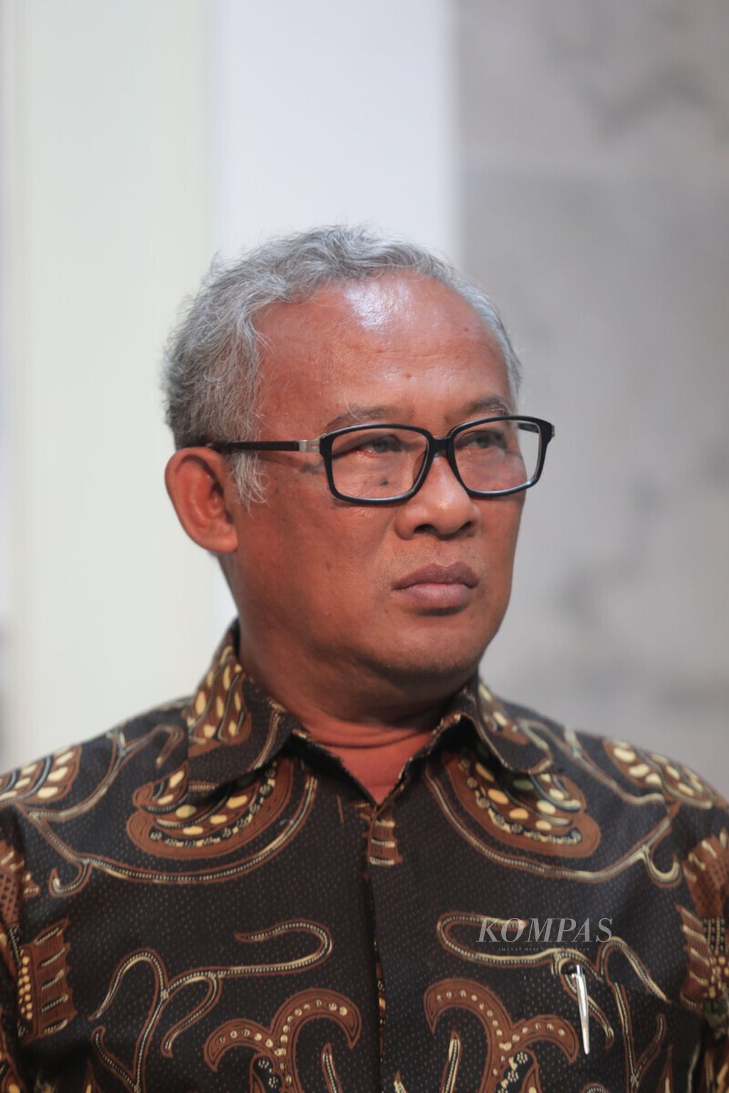 Marcus Priyo Gunarto, anggota panitia seleksi calon pimpinan Komisi Pemberantasan Korupsi. Kompas/Heru Sri Kumoro
