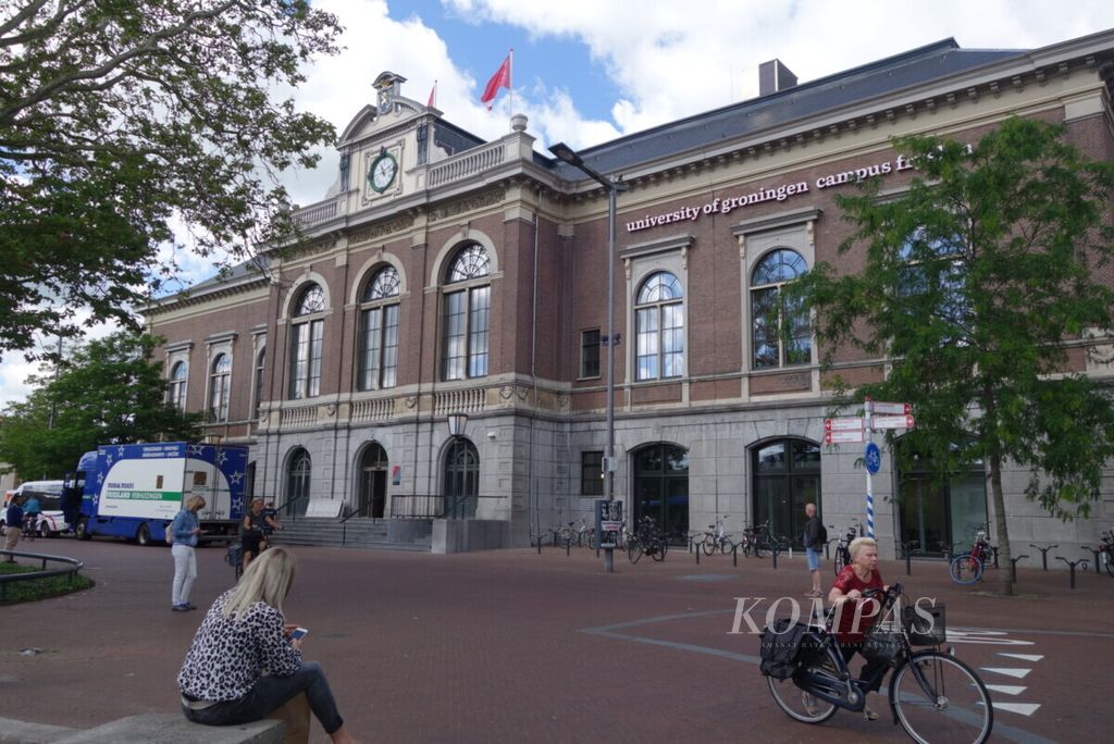 Kampus Fryslan Universitas Groningen, Leeuwarden, Belanda, 2 Juli 2019.