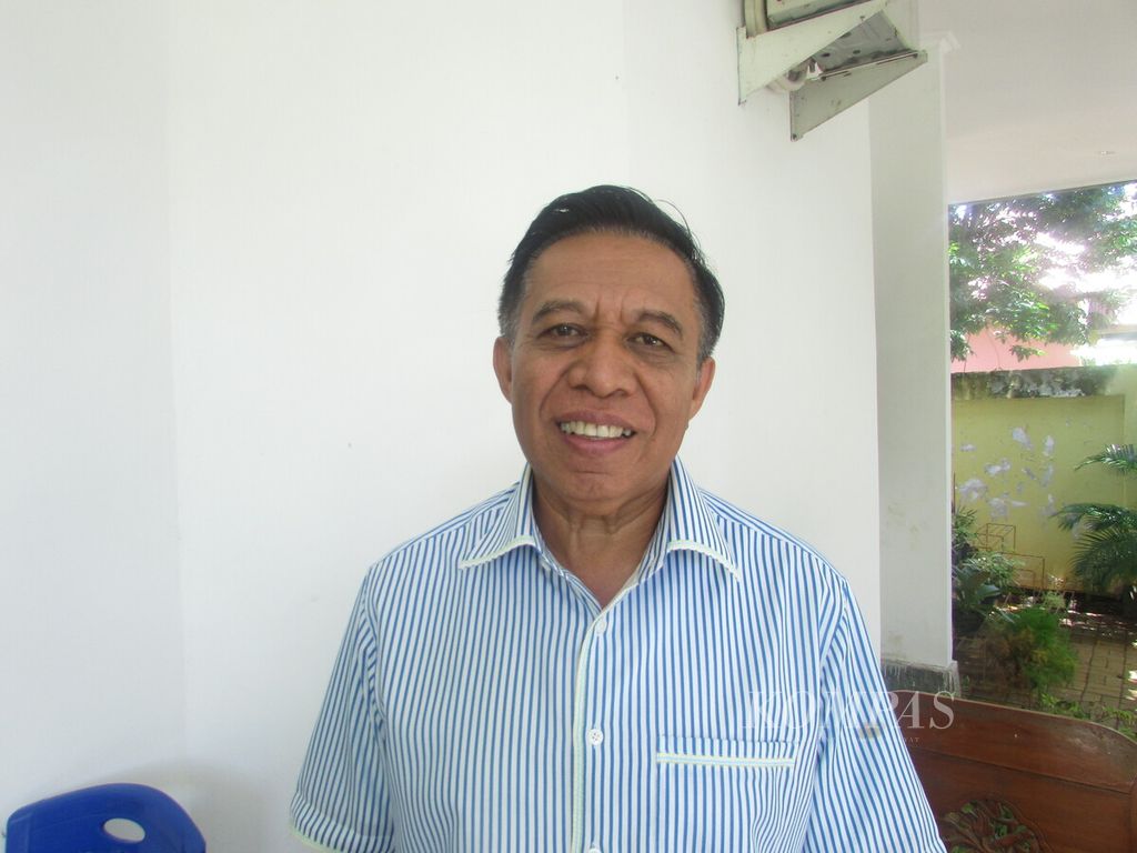 Ketua LP3KD Fransiskus Salem di Kupang, Sabtu (18/1/2020). Sebanyak 9.000 peserta Pesparani Nasional akan hadir di Kota Kupang, 28 Oktober-4 November 2020.