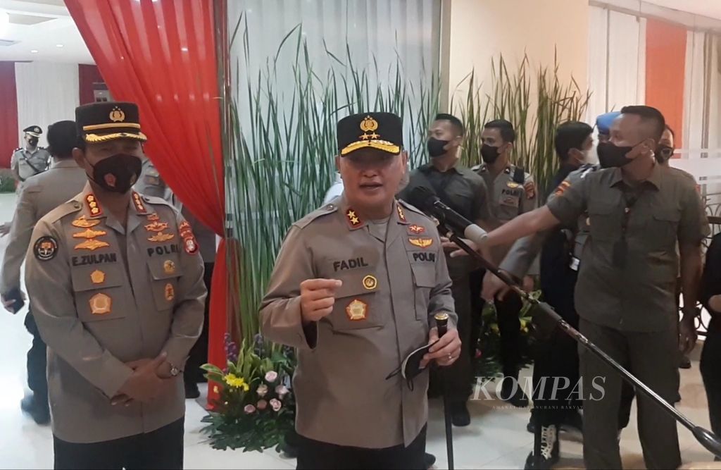 Kapolda Metro Jaya Inspektur Jenderal Fadil Imran