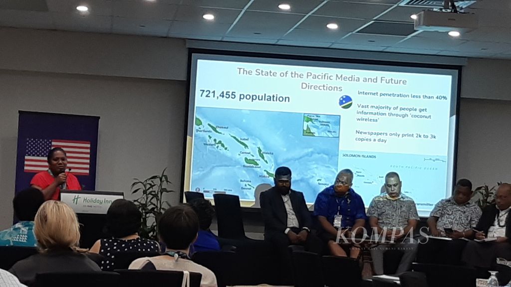 The chief editors of media outlets in the Pacific Islands presented practices of press freedom at the Pacific Media International Conference 2024 in Suva, Fiji on Friday (5/7/2024).