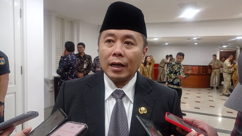 Asisten Pemerintahan Sekretariat Daerah DKI Jakarta Sigit Wijatmoko di Balai Kota Jakarta, Selasa (3/10/2023).