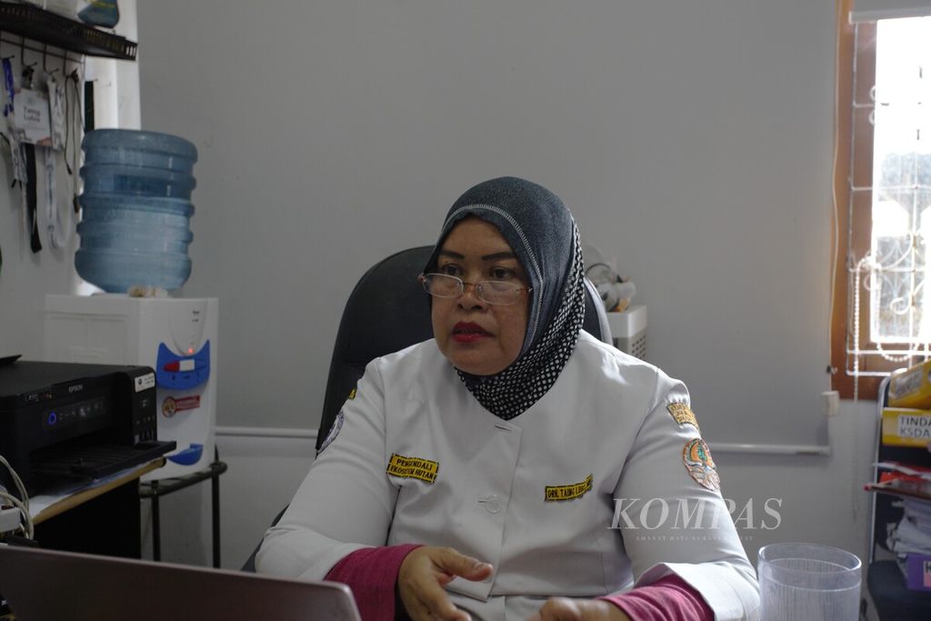 Taing Lubis, Jabatan Pengendali Eksositem Hutan Madya, Balai Konservasi Sumber Daya Alam Aceh.