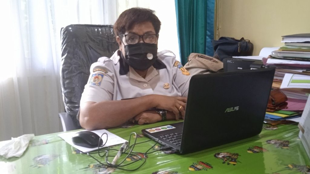 Kepala Bidang Pangan Dinas Pertanian dan Pangan Provinsi Papua Luna Daimboa