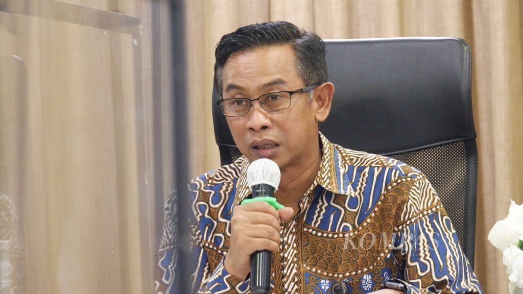 Kepala Perwakilan Bank Indonesia Provinsi Kalimantan Selatan Imam Subarkah di Banjarmasin, Senin (11/4/2022).