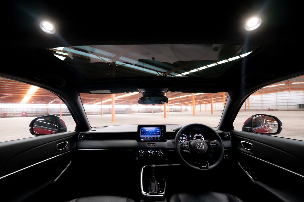Interior kabin All New Honda HR-V diluncurkan secara virtual di Jakarta, Rabu (23/03/2022).