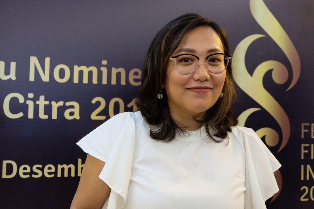 Sutradara dan penulis skenario Gina S Noer di Jakarta, Sabtu (7/12/2019).