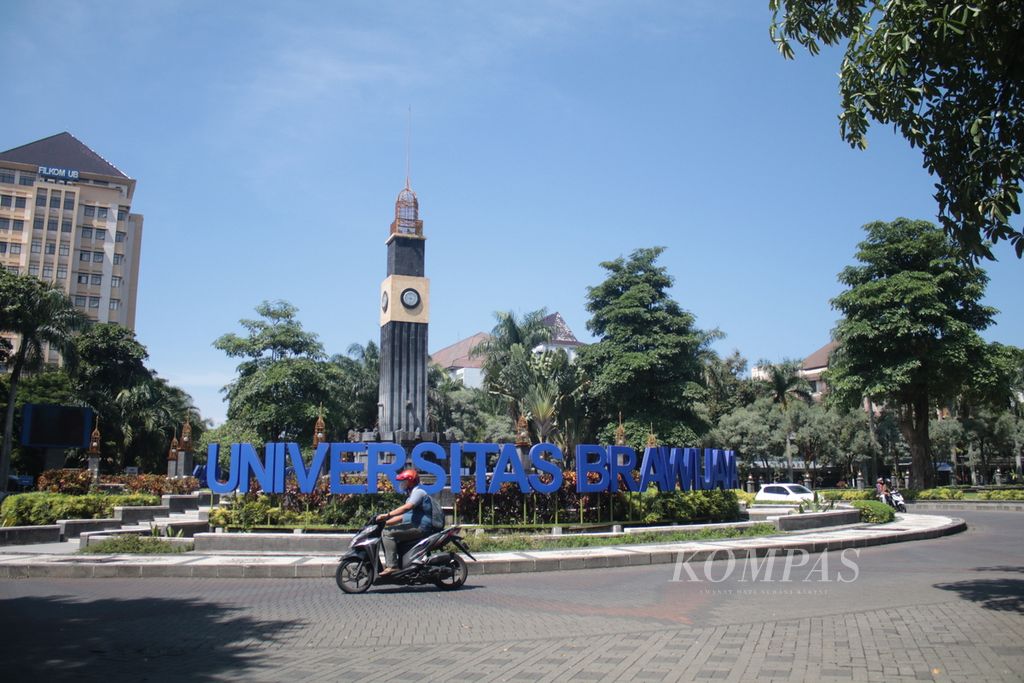 Foto Universitas Brawijaya Malang, Sabtu (14/03/2020).