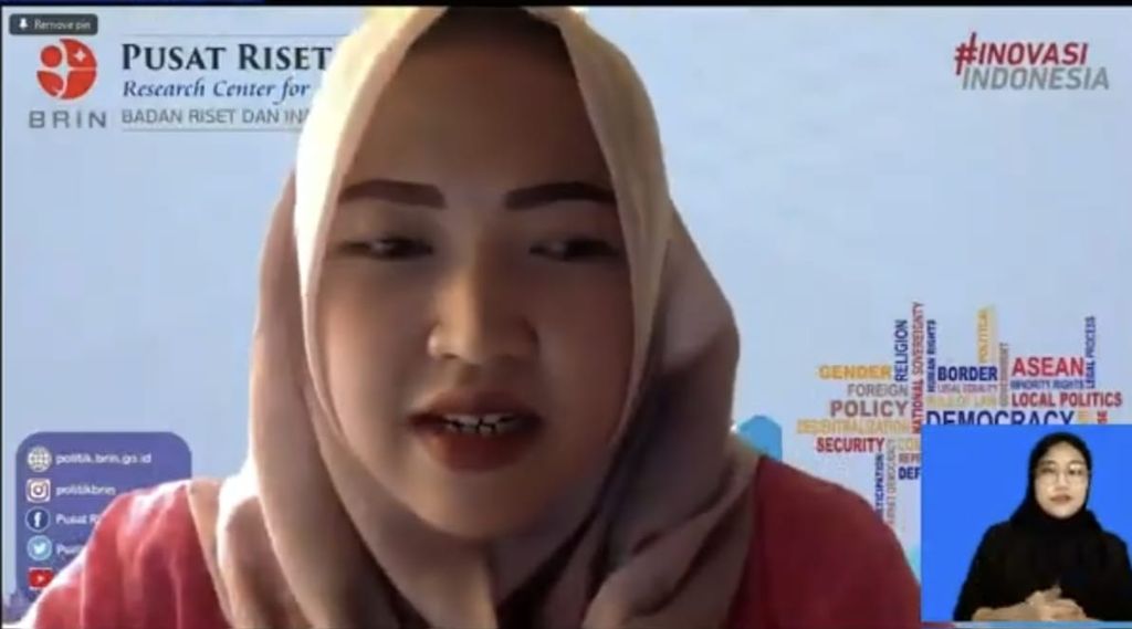 Mouliza Kristhopher Donna Sweinstani, Peneliti Pusat Riset Politik, Badan Riset dan Inovasi Nasional (BRIN)