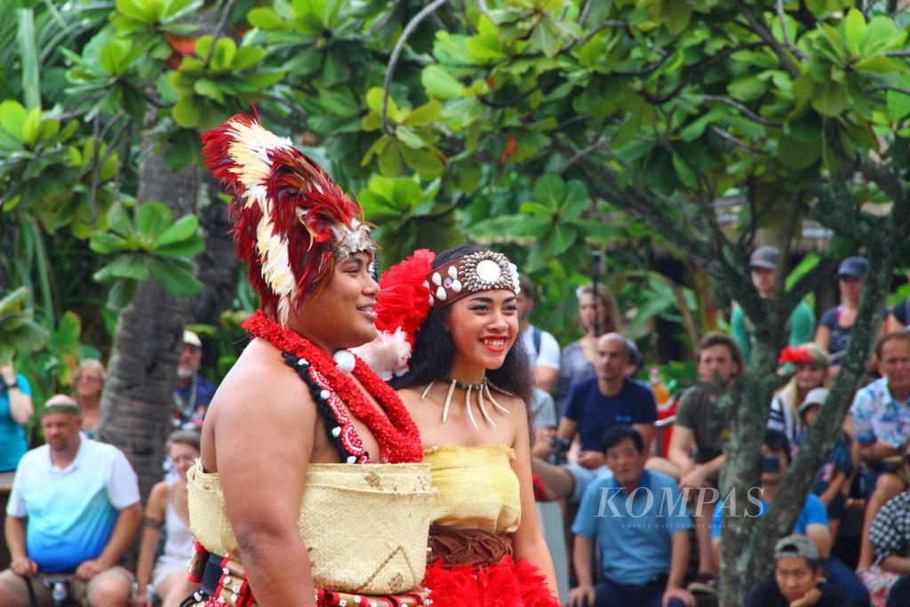 Pameran budaya pernikahan di Hawaii