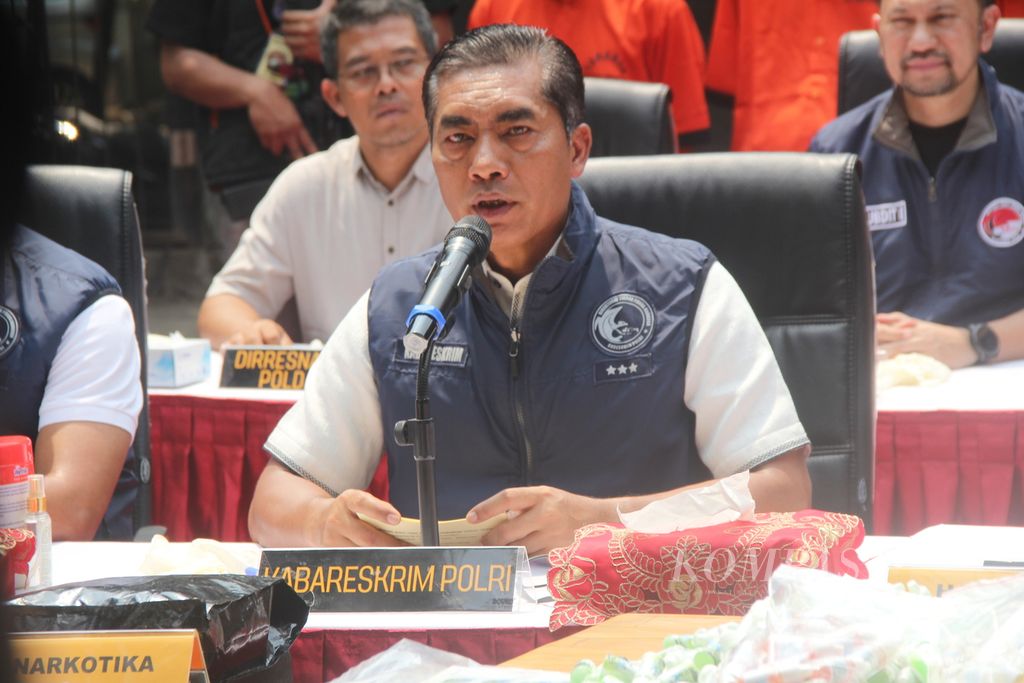 Kepala Bareskrim Polri Komisaris Jenderal Wahyu Widada 