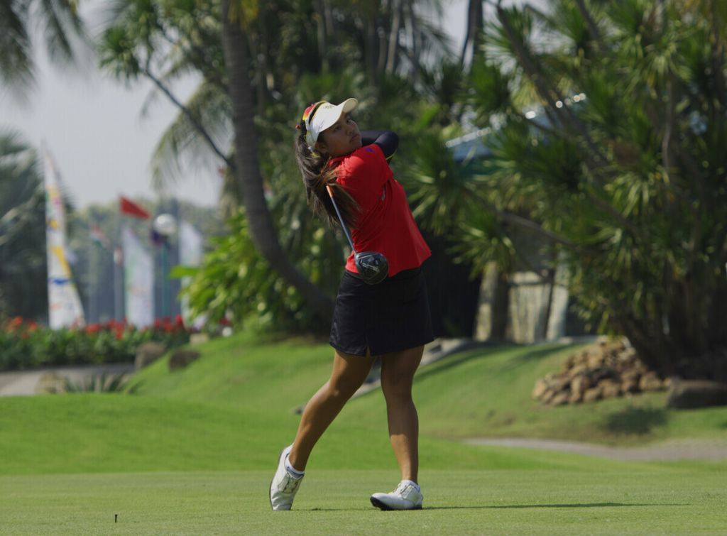 Ilustrasi : Pegolf Thailand Phannarai Meesom-us menjuarai turnamen golf ATI Ciputra Golfpreneur Junior World 2019 presented by AKI (ATI-CGJW) di Damai Indah Golf, PIK Course, Jakarta, Kamis (23/5/2019).