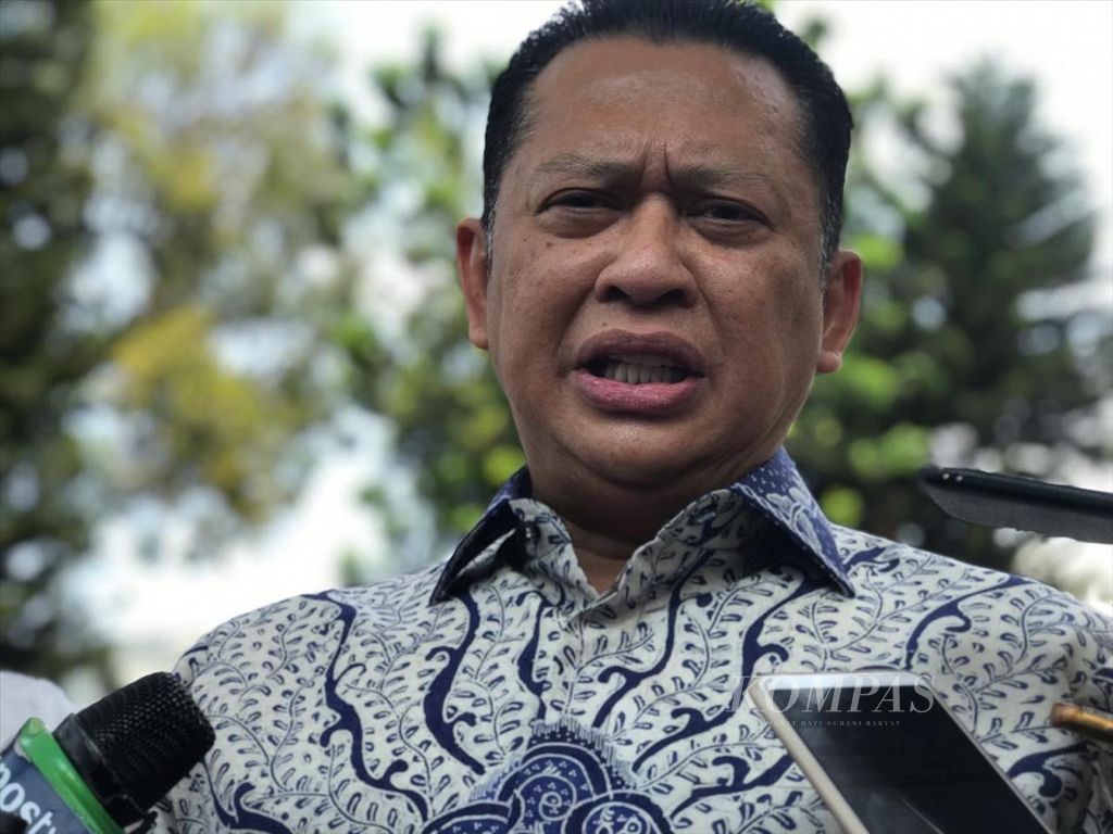 Ketua Majelis Permusyawaratan Rakyat Bambang Soesatyo 