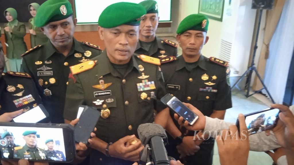 Komandan Resor Militer 172/Praja Wira Yakthi Brigadir Jenderal Juinta Omboh Sembiring.