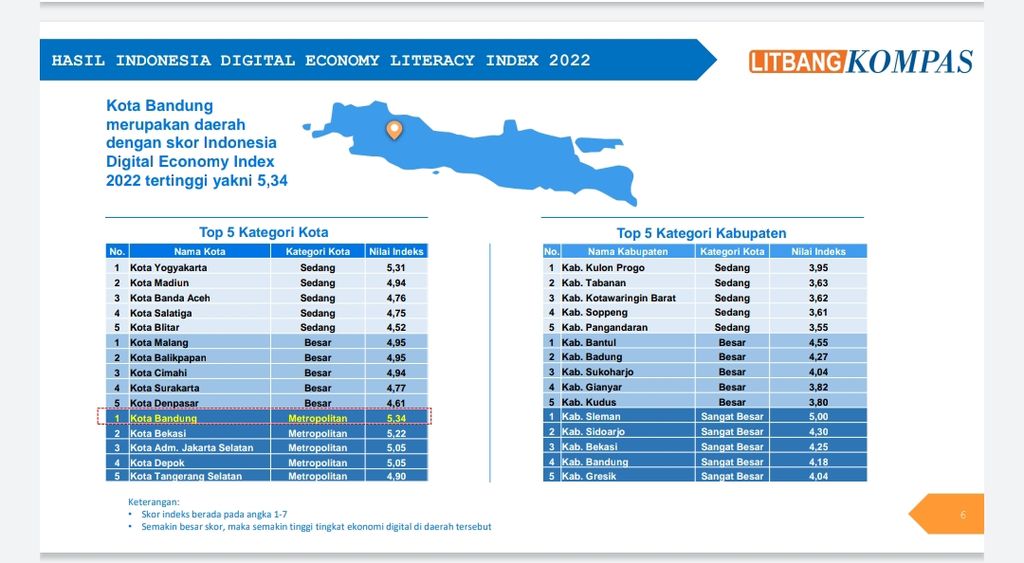 Digital Economy Literacy Index Results