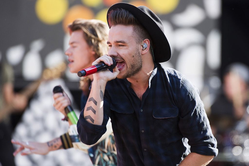 Liam Payne saat konser di New York, Amerika Serikat, Agustus 2015.