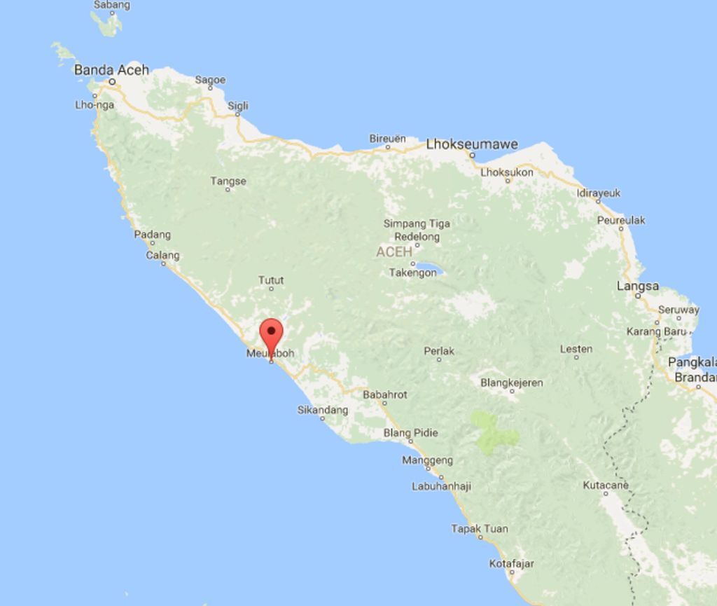 Peta Aceh Barat