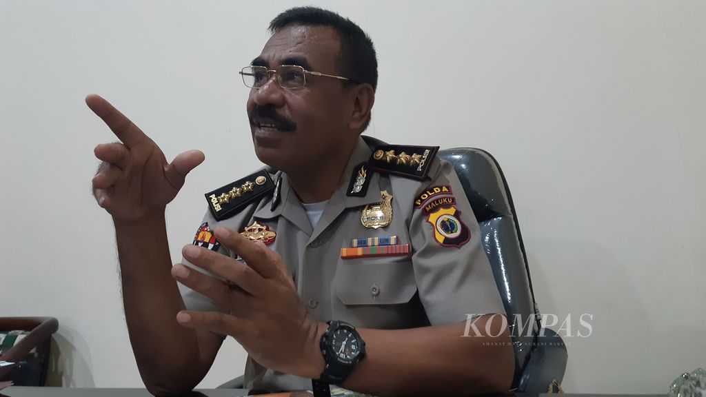 Kepala Bidang Humas Kepolisian Daerah Maluku Komisaris Besar M Roem Ohoirat