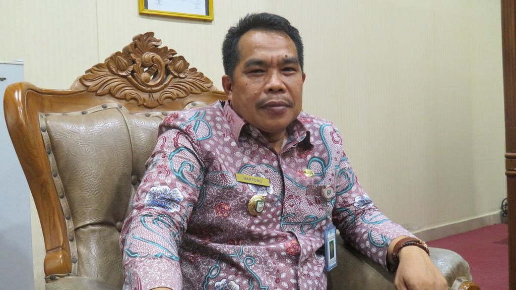 Sekretaris Daerah Kabupaten Kepahiang, Provinsi Bengkulu, Hartono 