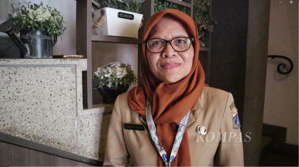 Rahmawati, Ketua Subkelompok Pemantauan Kualitas Lingkungan Dinas Lingkungan Hidup DKI Jakarta. 