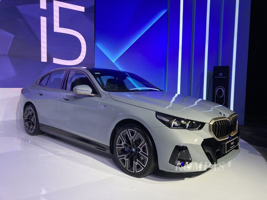 Peluncuran BMW i5 di The Langham Jakarta, Jakarta, Selasa (26/3/2024).