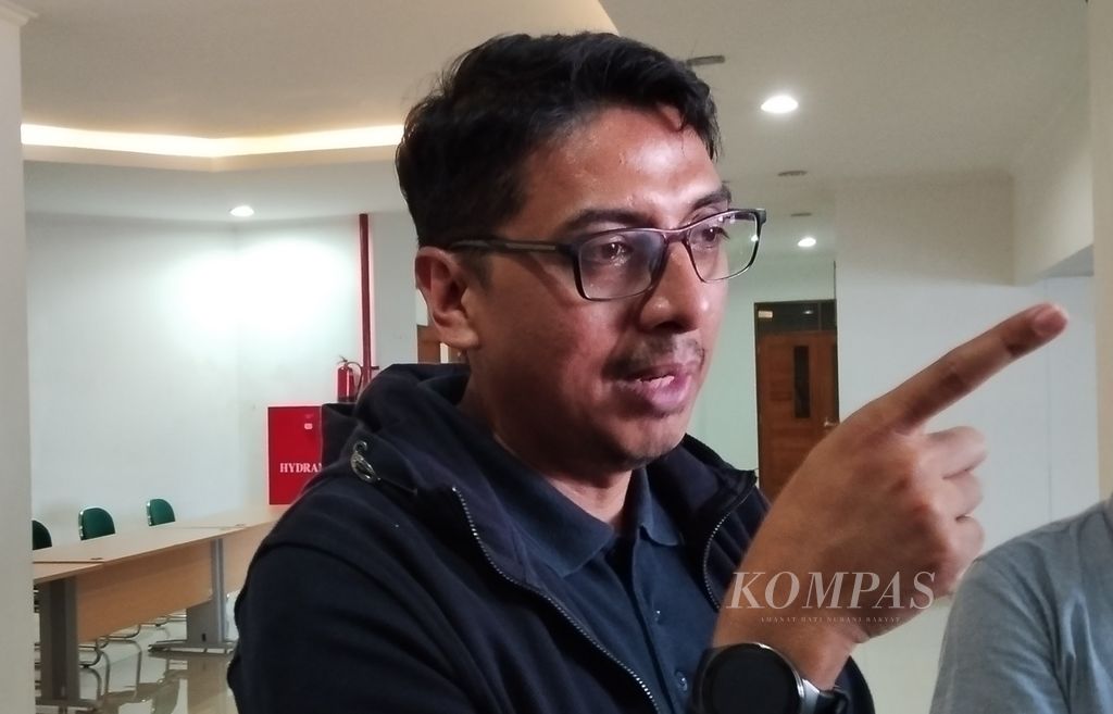Dosen sekaligus Ketua Departemen Hukum Tata Negara Fakultas Hukum UGM Zainal Arifin Mochtar di Yogyakarta, Selasa (13/2/2024).