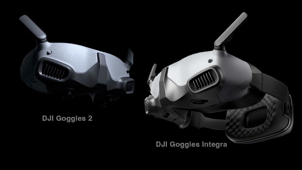 DJI Goggles Integra (kanan) versi terbaru pengembangan dari DJI Goggles 2 versi sebelumnya. 