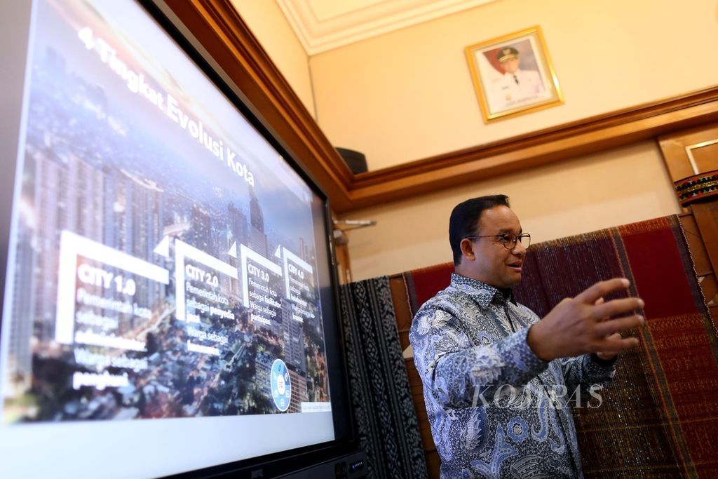 Gubernur DKI Jakarta Anies BaswedanKOMPAS/TOTOK WIJAYANTO (TOK)17-10-2019