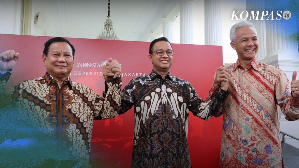 Akhir pekan, tiga pasang capres-cawapres kampanye terpisah di sejumlah daerah di Indonesia.